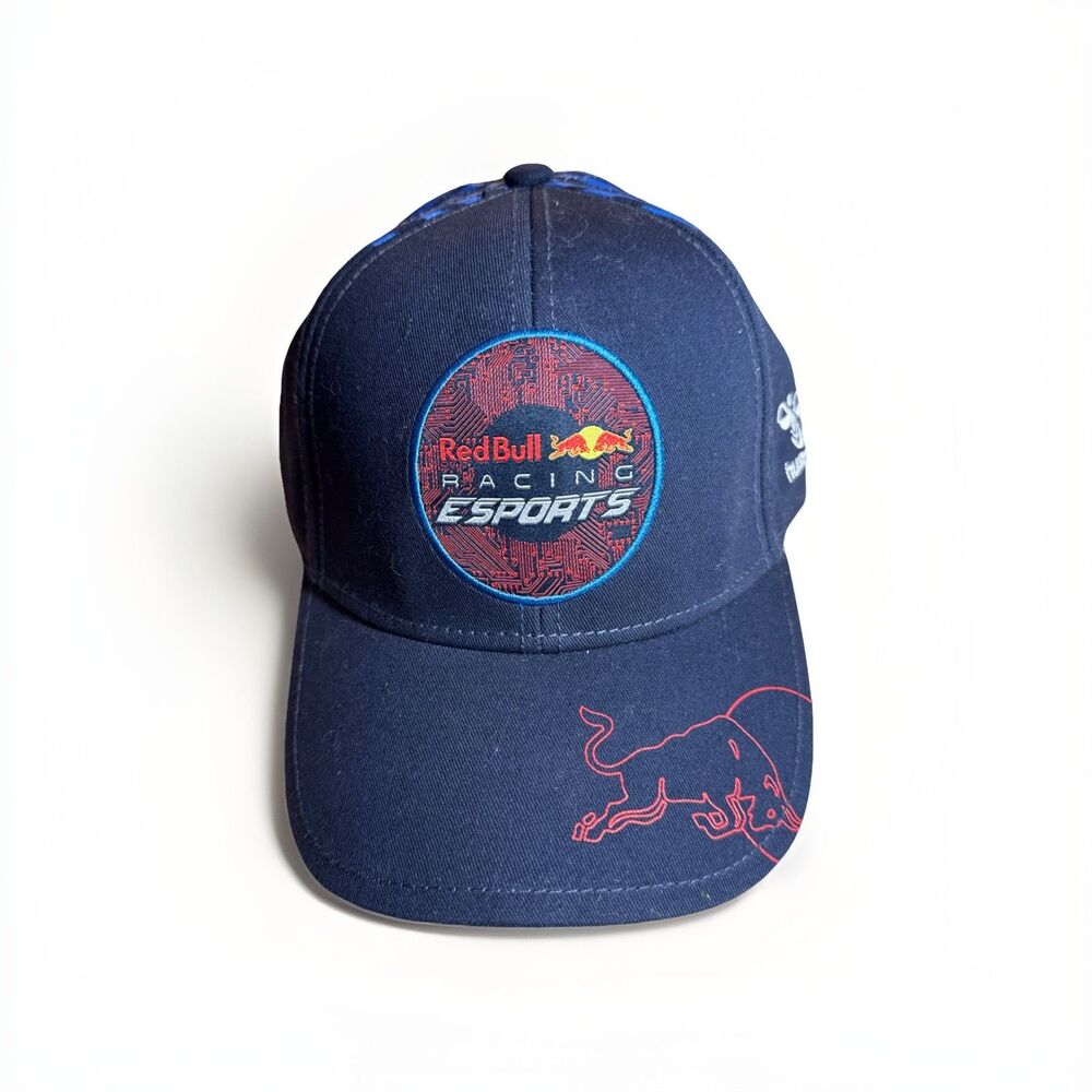 Red Bull Racing Esports Adjustable Baseball Cap Navy Blue Gaming Hat Formula 1